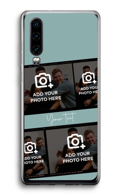 Gepersonaliseerd - Case Company® - Hoesje geschikt voor Huawei P30 hoesje - Filmrol N°2 - Soft Cover Telefoonhoesje - Bescherming aan alle Kanten en Schermrand