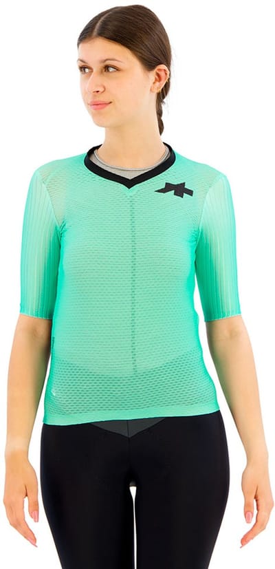 Assos Dyora Rsv S11 Korte Mouw Wielertrui Groen L Vrouw