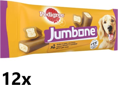 Pedigree - Jumbone - Medium Kip & Lam - 12x200g - Hondensnack