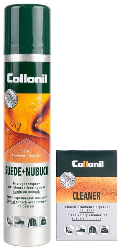 Collonil schoenverzorging set | Set van twee | Suede & Nubuck | Reinigen en beschermen
