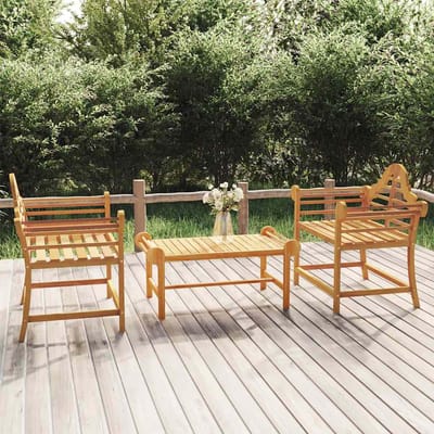 vidaXL - Tuinstoelen - 2 - st - 91x62x94 - cm - massief - teakhout