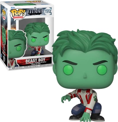Titans Season 1 - Beast Boy Vinyl Figur 1512 Funko Pop! meerkleurig