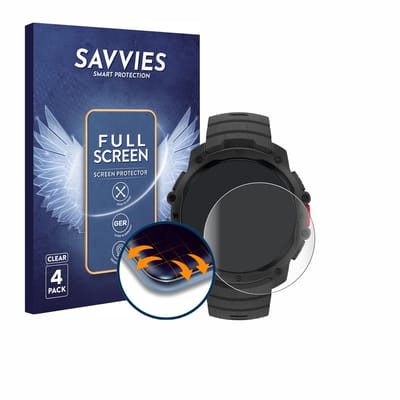 Savvies - Screenprotector voor Polar Street X - Folie Beschermfolie transparant volledig dekking 4 Stuks