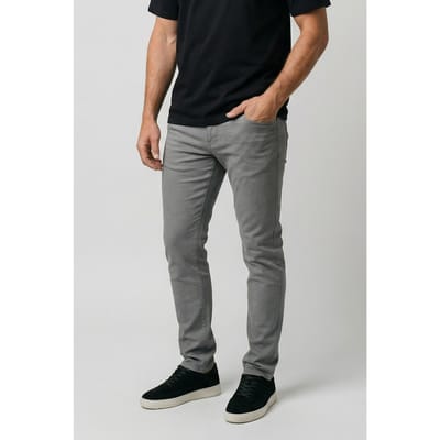 Cars Jeans Fast Yarn Dyed Grey Size: W27L32 | Slim Outlet | Heren | Grijs