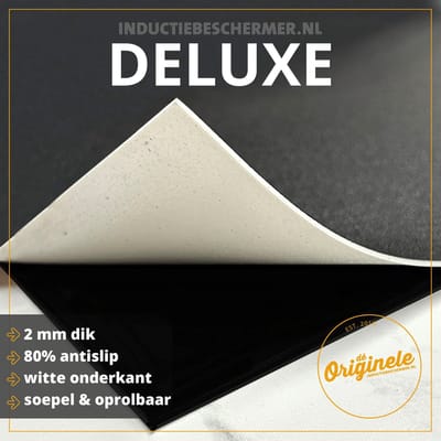 Inductie beschermer 60x52 - afdekplaat inductie mat - Dietrix Kookplaat beschermer - DELUXE - Leaves - 1 Blad ingezoomd