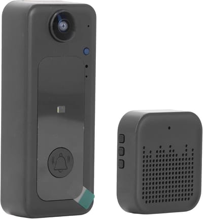 Draadloze Deurbelcamera - Videodeurbel Wifi - Veiligheid Thuis - Tweeweg Audio - 80 graden lens - Zwart
