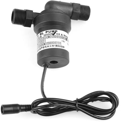 Allecto - Warmwaterpomp - Zonne-waterpomp - Hoge temperatuur - Zwart - Laag geluidsniveau - Duurzaam en betrouwbaar - Ideaal voor zonneboilers - Ku...