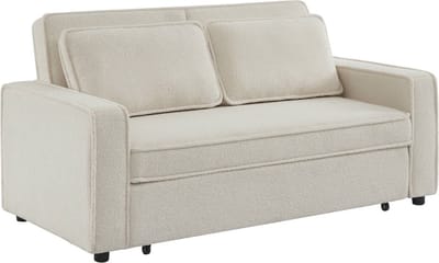 sweeek - 2-zits bouclé slaapbank - chill
