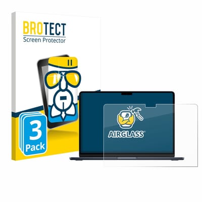 Screenprotector 3 Stuks voor Apple MacBook Air 13" M4 2025 / M5 2026 Beschermglas transparant