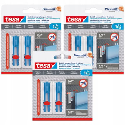 Tesa - Zelfklevende Spijker - 1kg - Voor Behang en Pleister - Wit