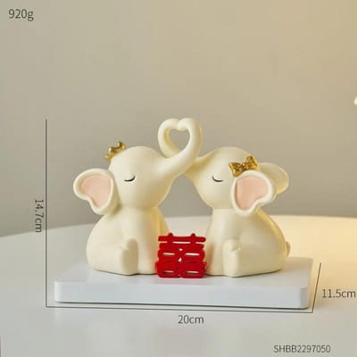 2 stuks Individualistische Bruiloft Verloving Bruiloftscadeaus Voor Het Bruidspaar Hoge Kwaliteit Decoratie Kamerdecoratie beige