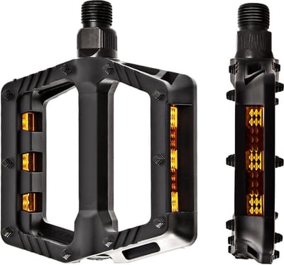 Fietspedalen MTB-pedalen met reflectoren, fietspedalenset voor mountainbike, BMX, racefietspedalen 9/16 inch