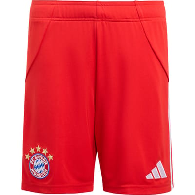 Adidas Fc Bayern 25/26 Home Shorts Korte Broeken Kinder - Rood - Maat 159 - 164 CM - Poly Mesh