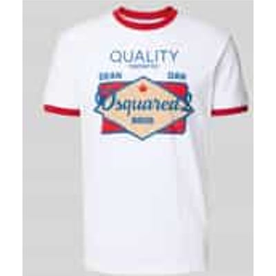 Regular fit T-shirt van puur katoen