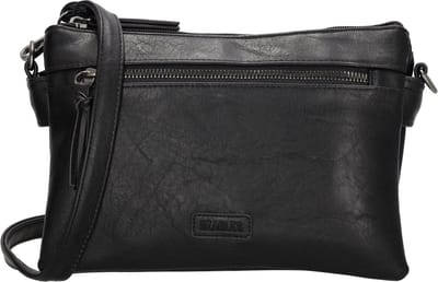 Beagles Murcia Schoudertas Dames - Crossbodytas met verstelbare en afneembare schouderband - Tas van Imitatieleder - Zwart