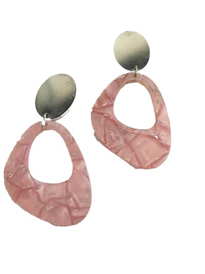 Petra's Sieradenwereld - Clipoorbel hanger roze (338)