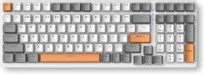 Fuegobird K3 Mechanisch Gaming Toetsenbord - 100keys - Rood Switch - QWERTY - Mechanical RGB Backlight Keyboard - HoneyBee