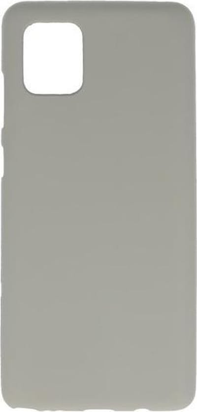 Bestcases Color Telefoonhoesje - Backcover Hoesje - Siliconen Case Back Cover voor Samsung Galaxy Note 10 Lite -  Grijs