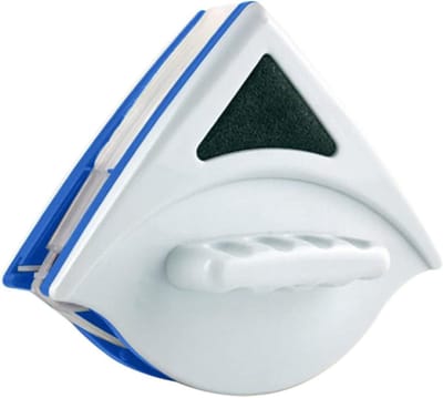 Raamreiniger - Glasreiniger - Ramen Zemen - Magnetisch Dubbelzijdig - 15-24mm - Wit