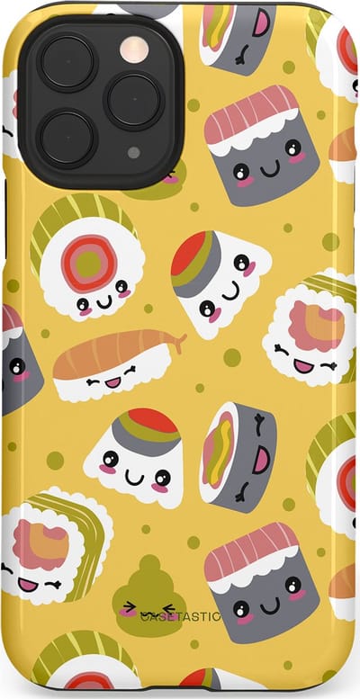 Casetastic Hoesje Geschikt voor Apple iPhone 11 Pro - Stijlvolle Beschermende Duo-layer Case - Sushi vriendjes