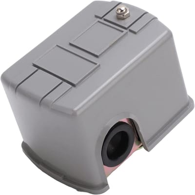 Waterpomp Drukschakelaar - Automatische Pompbesturing - Waterdruk Regelen - Instelbaar Drukbereik - 120-240V - Zwart