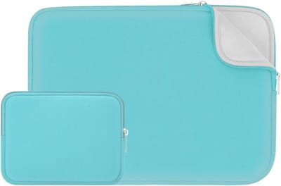 Famanu - 13,3 inch beschermhoes met extra tas, waterbestendige sleeve geschikt voor 13-14 inch