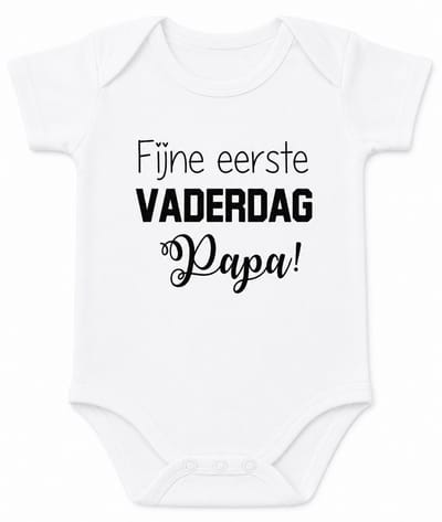 romper fijne eerste vaderdag papa 74-80 kort