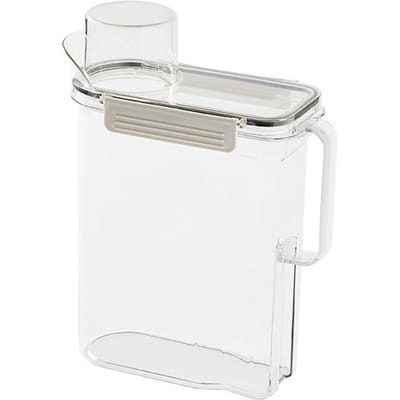 Vloeibare Wasmiddeldispenser voor Organisatie en Opberging in de Wasruimte Grote Capaciteit Wassen white