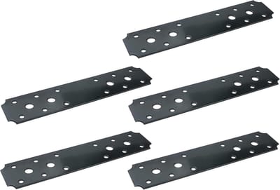 Geperforeerde Plaat - Decoratief Beslag - Meubel Reparatie - Concave Hoeken - 180x40x2mm