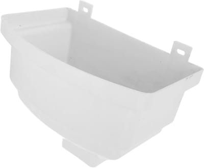 Regenpijp Connector - Goot Afvoer - Wateroverlast Voorkomen - Duurzaam PVC Materiaal - 27.6 x 23 x 17.6 cm - Wit