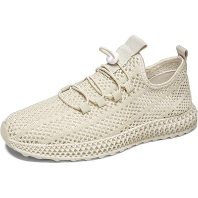 Mesh Ademende Casual Schoenen Zomer Heren Sportschoenen Nieuwe Outdoor Grote Jogging Sportschoenen Heren Gevulkaniseerde Schoenen 44 white