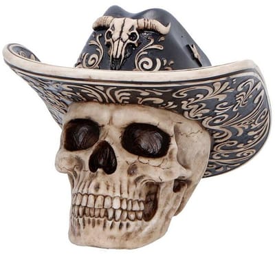 Nemesis Now - Gothic Schedel - Wild West - voor Geen - meerkleurig