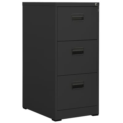 vidaXL - Archiefkast - 46x62x102,5 - cm - staal - antracietkleurig