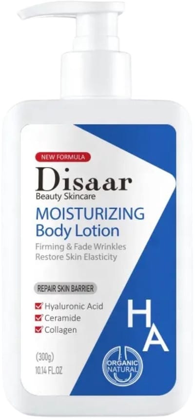 Disaar Hydraterende Bodylotion met Hyaluronzuur Collageen Ceramide Verstevigend Anti-Rimpel Natuurlijke Verzorging