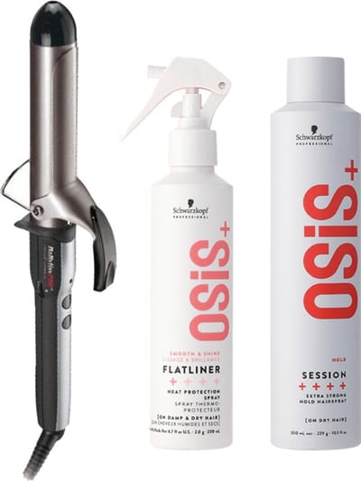 Babyliss PRO Föhn Bambino + Elleure Modeler Olie 50ml + Haarlak 300ml