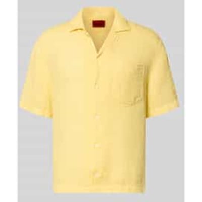 regular fit vrijetijdsoverhemd van puur linnen model 'EXOLINO'