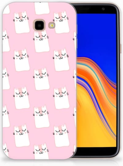 Samsung Galaxy J4 Plus (2018) TPU Hoesje Sleeping Cats