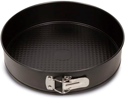 Famanu – Vouwcakevorm Ø 22 cm ronde bakvorm met dubbellaagse anti-aanbaklaag en compact opvouwbaar ontwerp