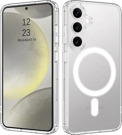Backcover geschikt voor: Samsung Galaxy S24 - Compatibel met Magsafe - Magnetisch Hoesje - Magsafe Case - Doorzichtig