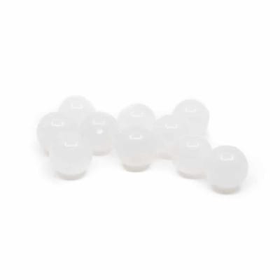 Edelsteen Losse Kralen Witte Jade – 10 stuks (8 mm)