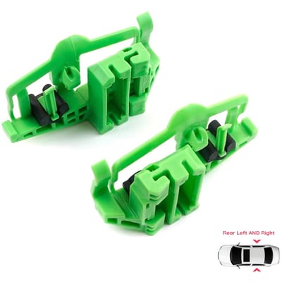 BWR698+BWR700 Raammechanisme Clips Achter Links en Rechts voor BMW 3 E90 E91 2004-2012 4/5 Deurs 1 E87 2003-2012 5-Deurs