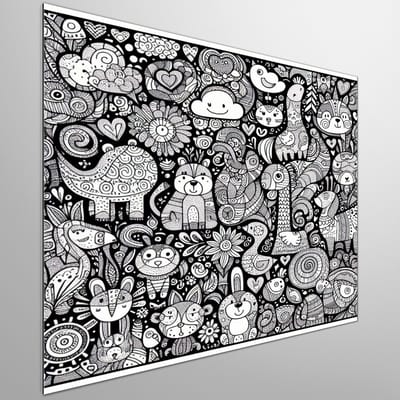 Kunstprint | Wanddecoratie | Dibond | 30 × 30 cm