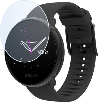 Screenprotector - Geschikt voor Polar Ignite 2 - Extra Sterk - Tempered Glass - Gehard Glas - Beschermglas Screen Cover - Bescherm Protector voor Smartwatch
