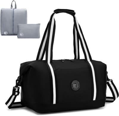 Reisweekendtas 25L Handbagage Sporttas 40x30x20 Voor Wizzair en Transavia Waterdichte Duffle Bag Lichtgewicht Fitness Tas met Toilettas en Schoenentas