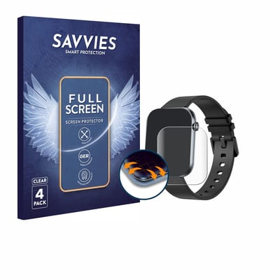 Savvies - Screenprotector voor Knauermann LITE 4 2026 - Folie Beschermfolie transparant volledig dekking 4 Stuks