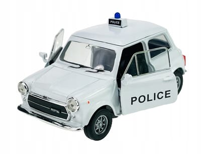 Welly Mini Cooper 1300 Politiemodelauto 1:34 Metaal Nieuw