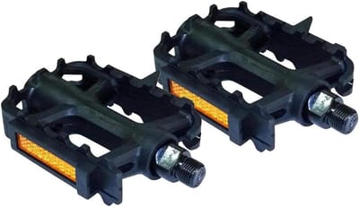 Fietspedalen Set - MTB Pedalen - Fietsen Onderweg - Antislip Grip - 9/16 Inch - Zwart