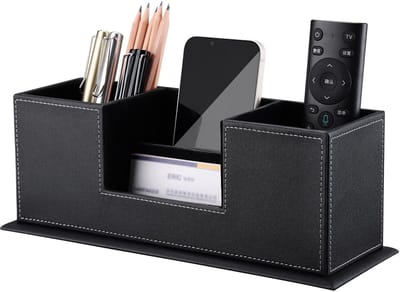 Dailygoody - Bureau-organisatie - Multifunctionele pennenhouder - Duurzaam en stijlvol - Zwart - Pennenkoker - Perfect voor kantoor en thuis - Kunstle.