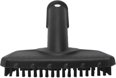 Stoomreiniger Opzetstuk - Handborstel Accessoire - Grondig Reinigen - Hittebestendige Borstelharen - One Size - Zwart