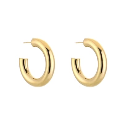 Bijoutheek Oorknoppen Open Hoop Bold Goud